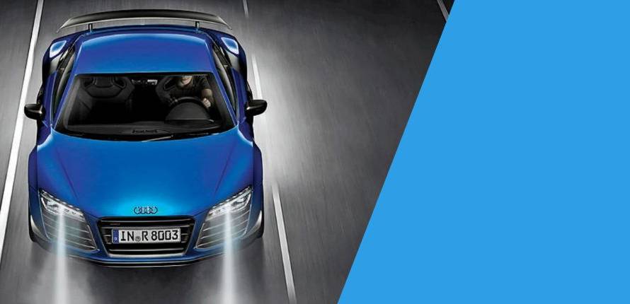 iluminacion led laser autos alta gama
