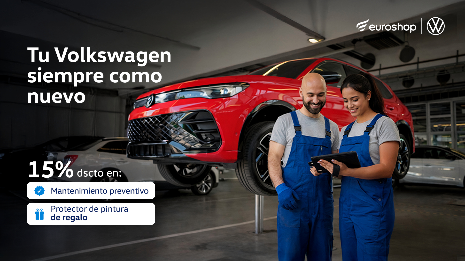 15% mantemiento preventivo volkswagen