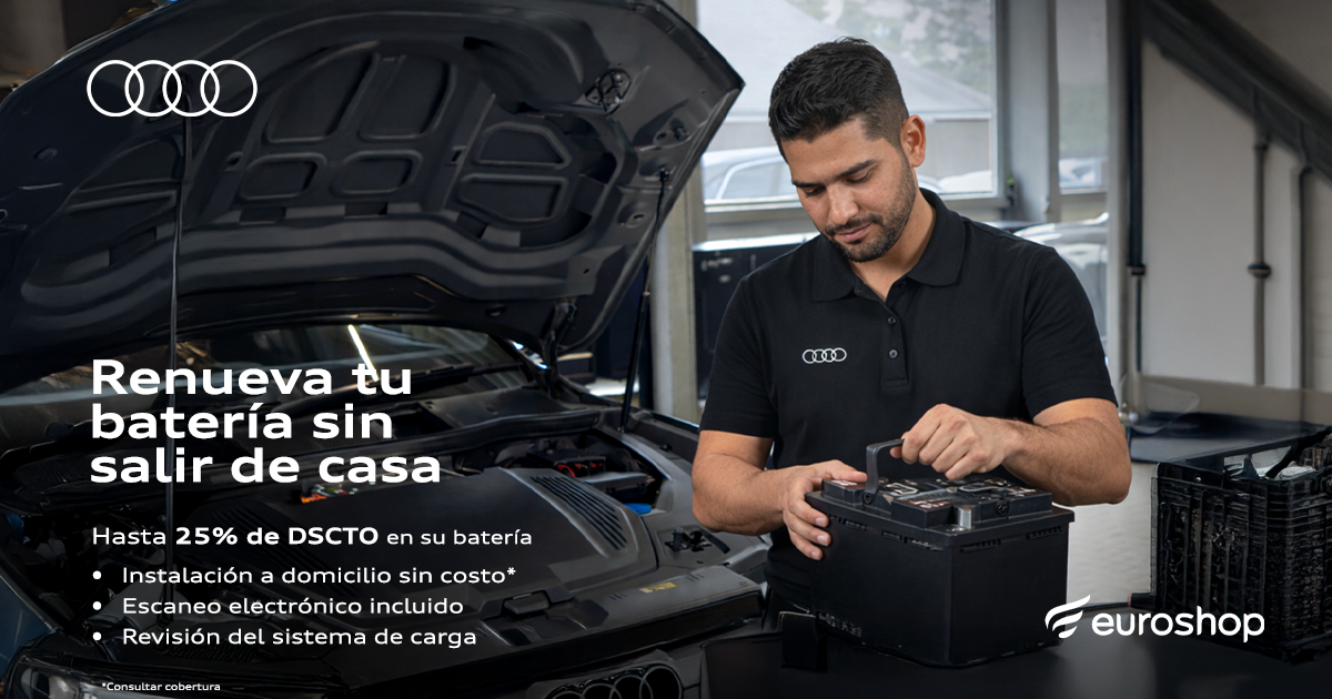 hasta 25 % descuento bateria audi